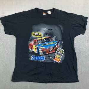 NASCAR Sprint Cup Series 2009 T Shirt Black Racing Graphic Mens XL